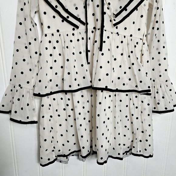 Polka Dot Ruffle Dress - Picture 4 of 14